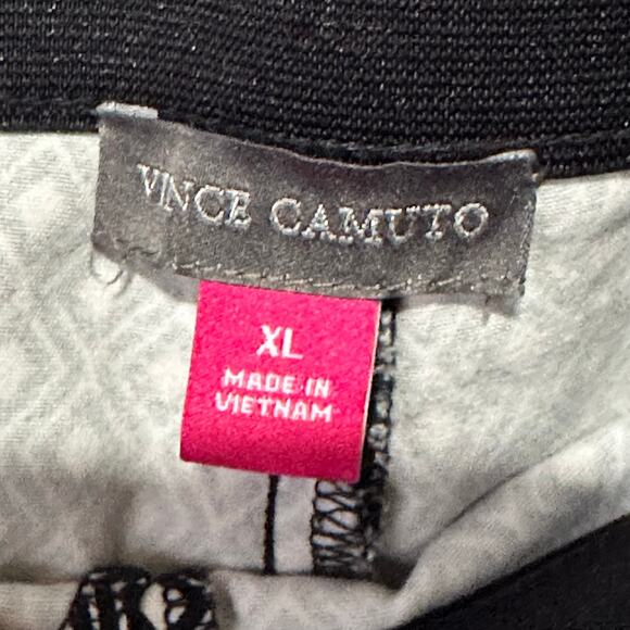 Vince Camuto Geometric Pattern Ankle Pants  Business Plus Size XL Pull Up - Picture 3 of 4